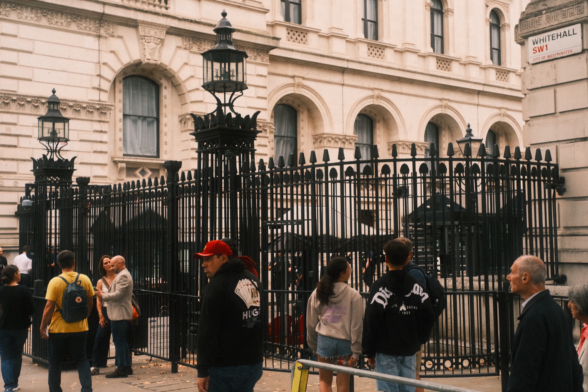 Gate at Downing Street, Whitehall, Westminster